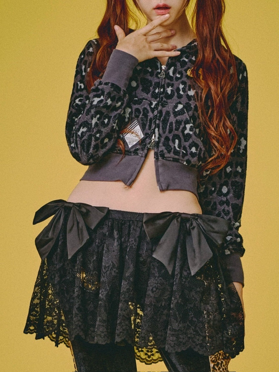 【GALFY】フユGAL 豹パーカー