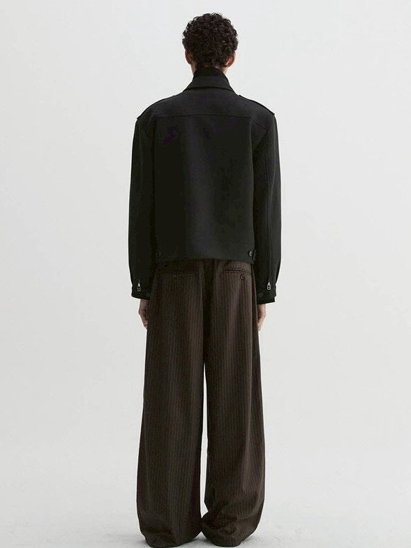 【DNSR】Cinched Stripe Slacks