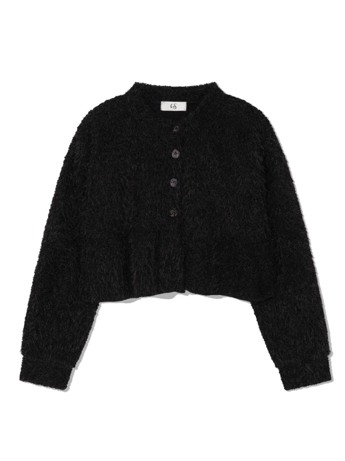 12/21 20:00 発売【Uglyshadow】BOUCLE RUFFLE KNIT CARDIGAN