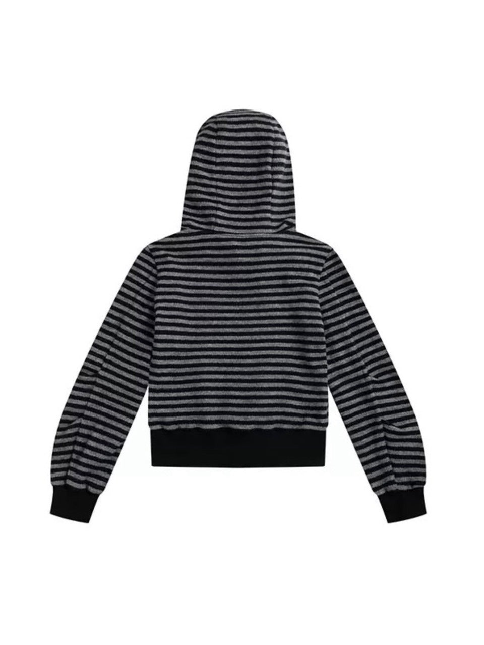 【Cest Nous】Striped cat-ear Striped cat-ear pullover parker / 【セヌー】ボーダーキャットイヤープルオーバーパーカー