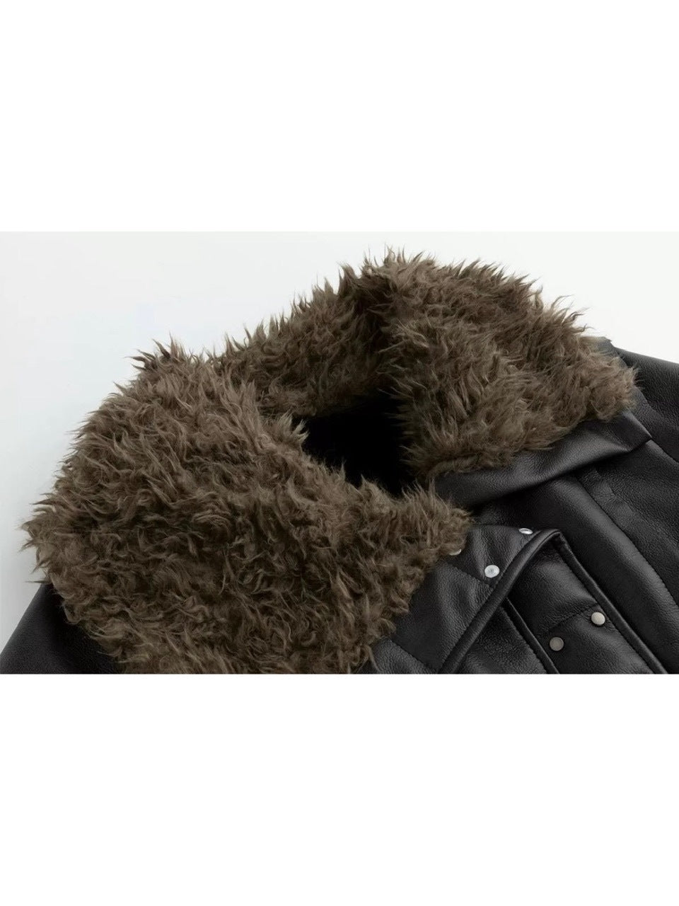 【Cest Nous】Faux Fur-Lined Coat / 【セヌー】ファーラインコーティングジャケット