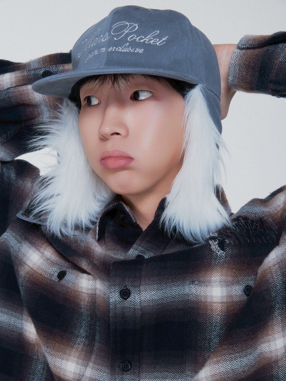 【MARSPOCKET】ear fur flightcap / 【マースポケット】ファーフライトキャップ