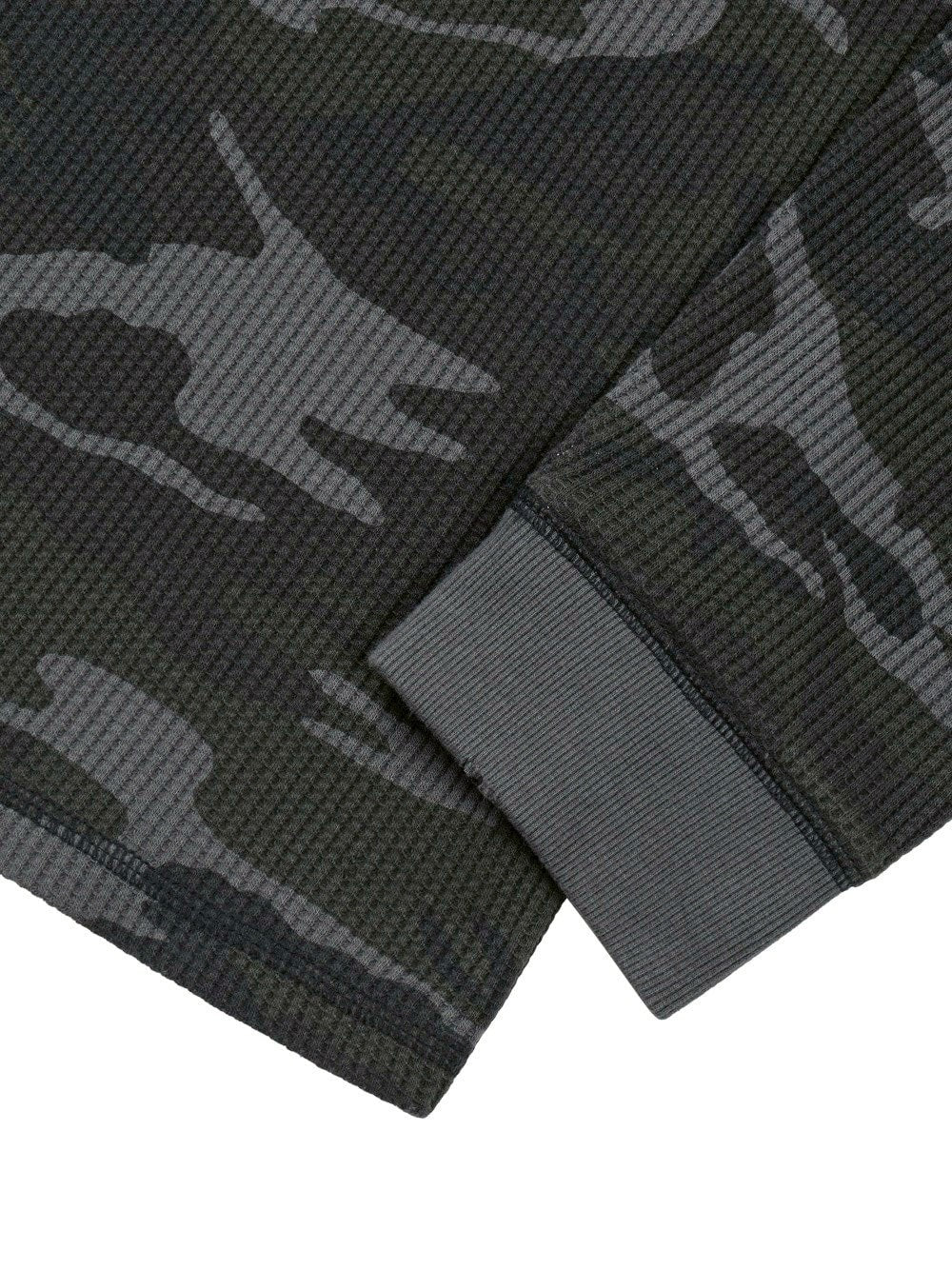 【AAKAM】Waffle Camouflage Long Sleeve