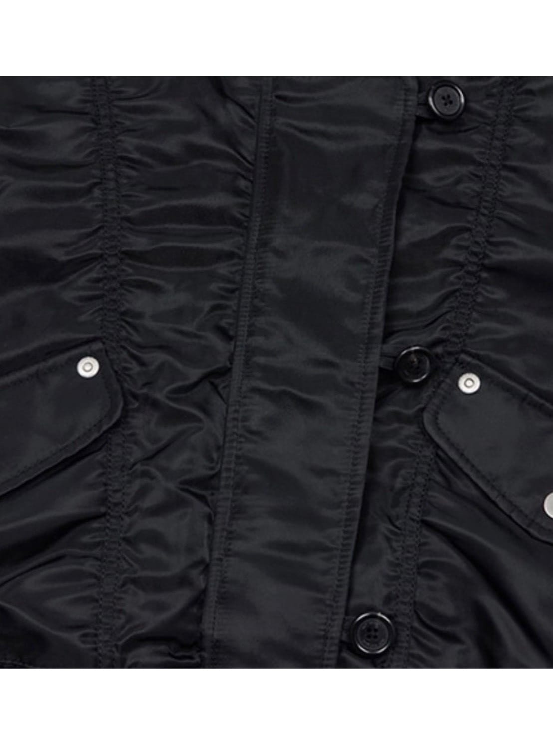 【NOT KNOWING】Fur Trim MA-1 Padded Jumper