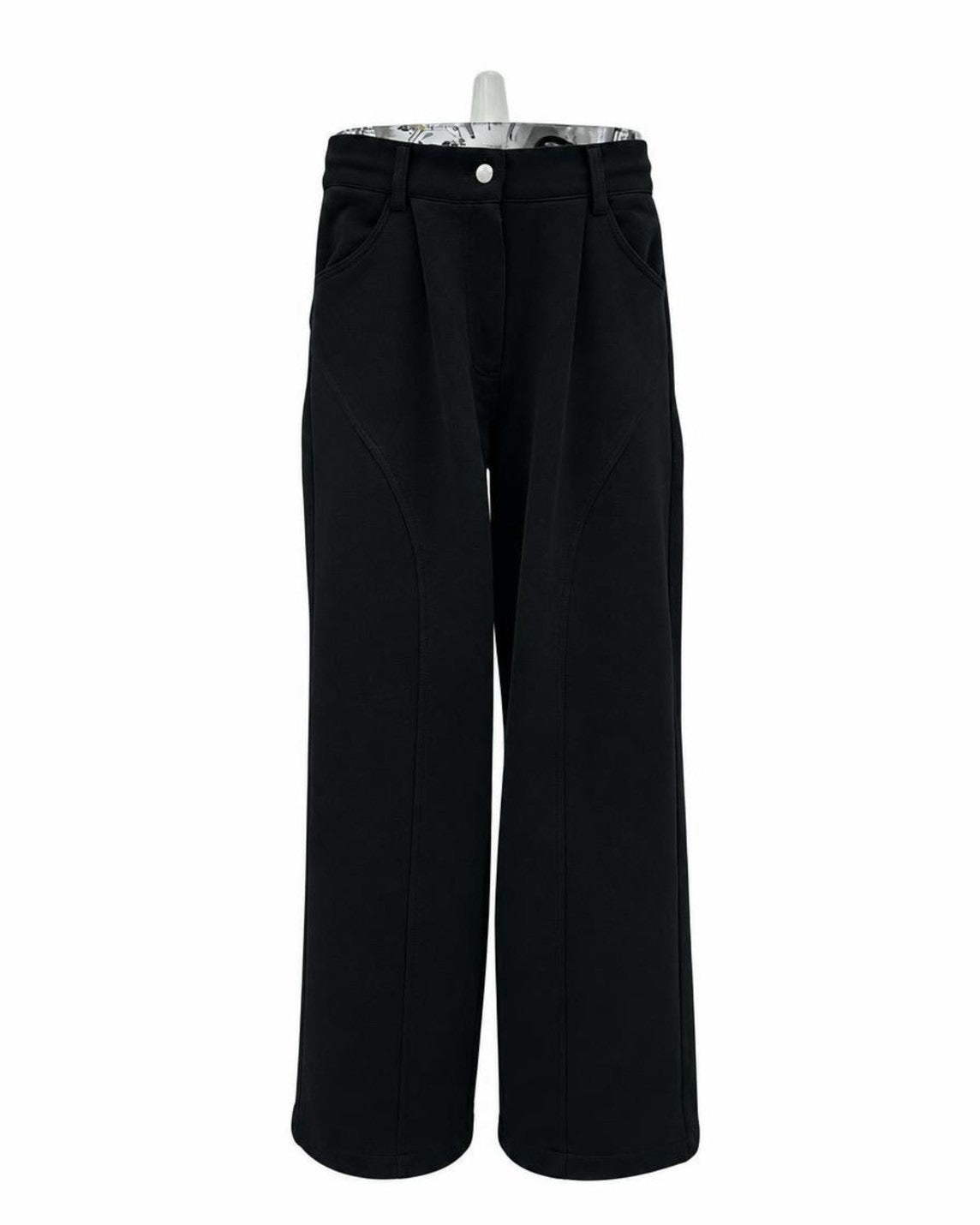 受注制【nmtc+】Curved Seam Wide Sweat Pants (2color)