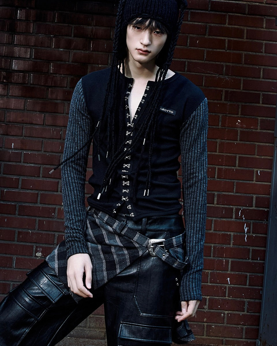 【LECYTO】Hook-Line Slim T-shirt