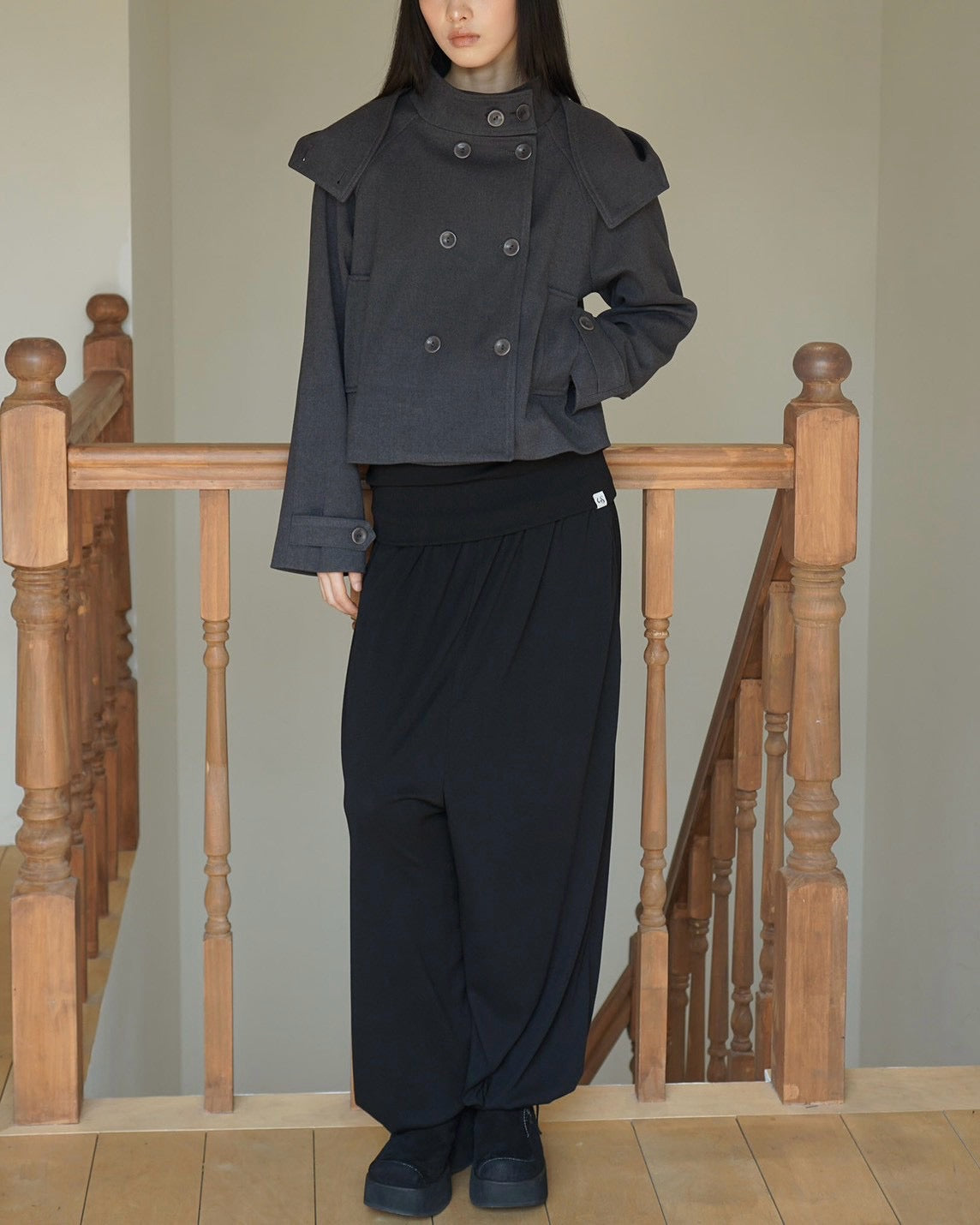 【Uglyshadow】SOFT HOODED COAT