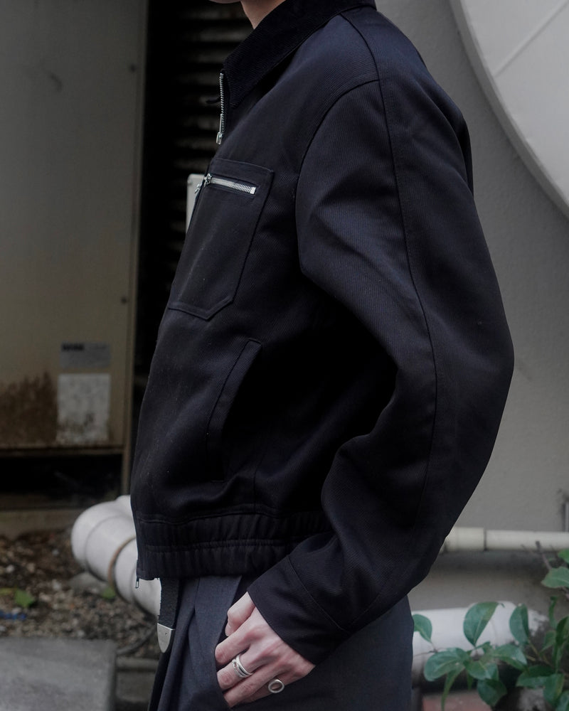 東京店WEB限定受注制【Chikashitsu +】Corduroy Collar Work Jacket (2color)