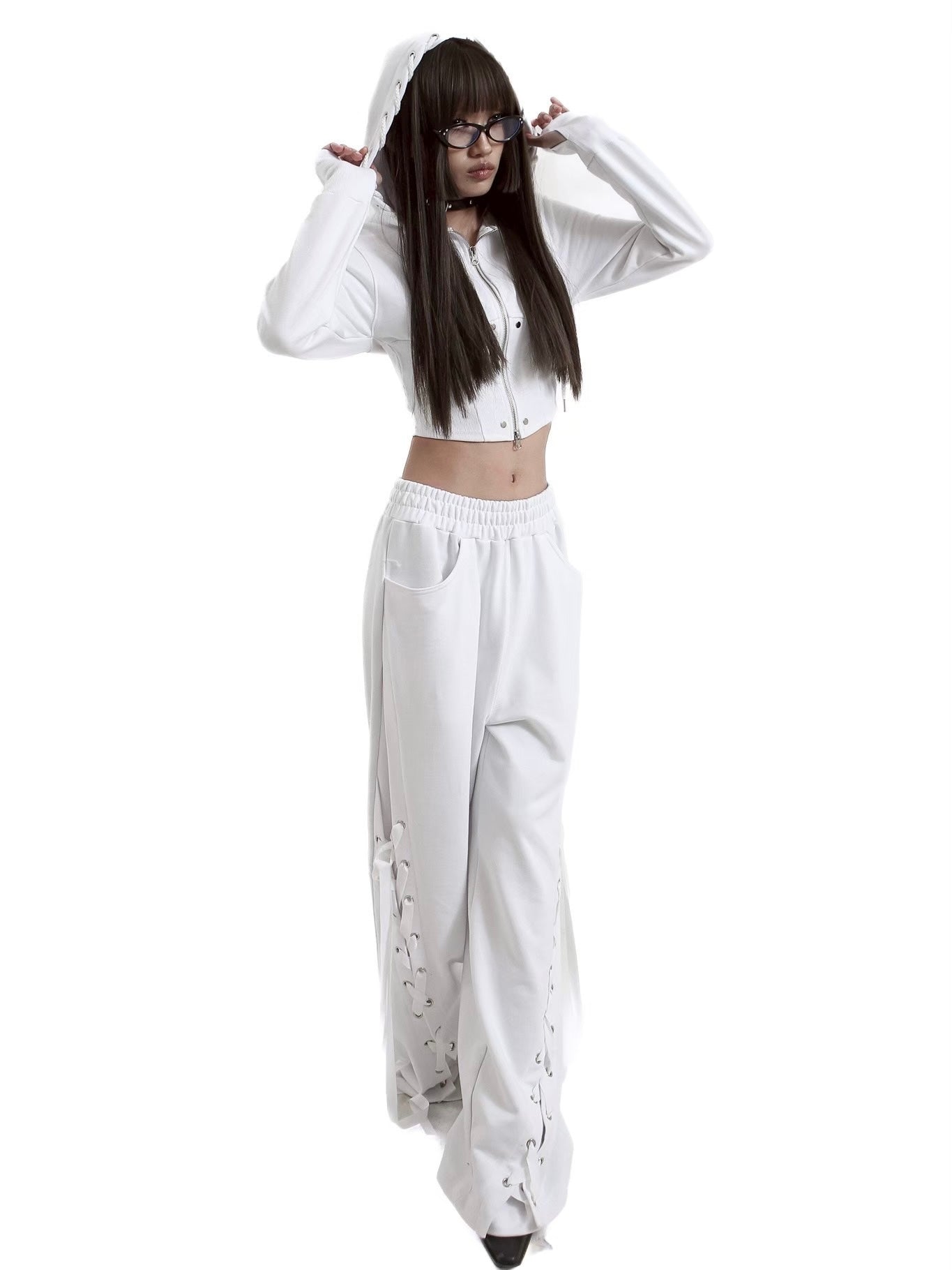 【KAIYA】tie me up sweatpants