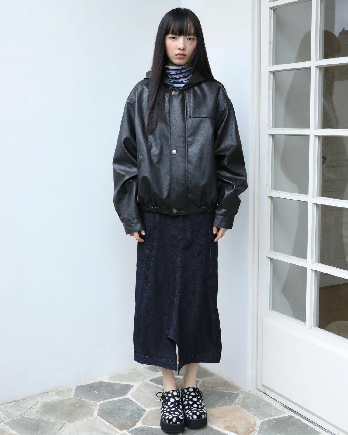 【Uglyshadow】SOFT POCKET SKIRT