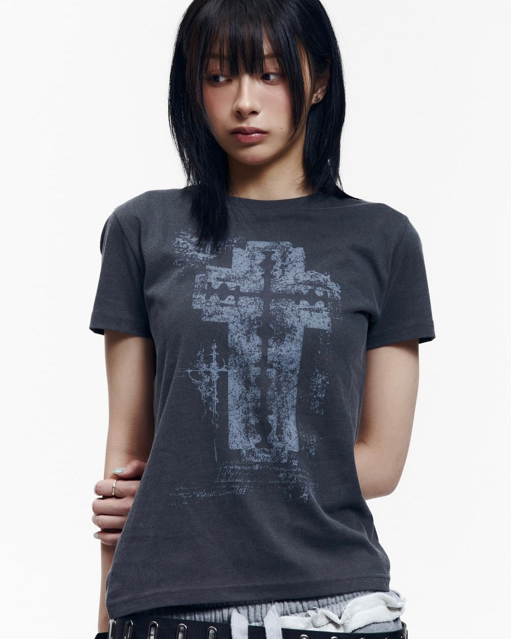 【AAKAM】Razor Cross Half Top