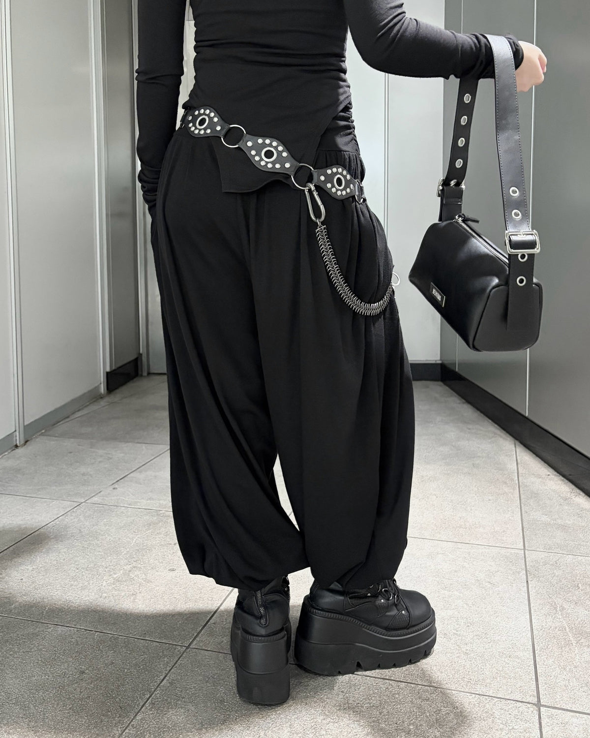 受注制【nmtc+】sweat sarouel pants (3color)