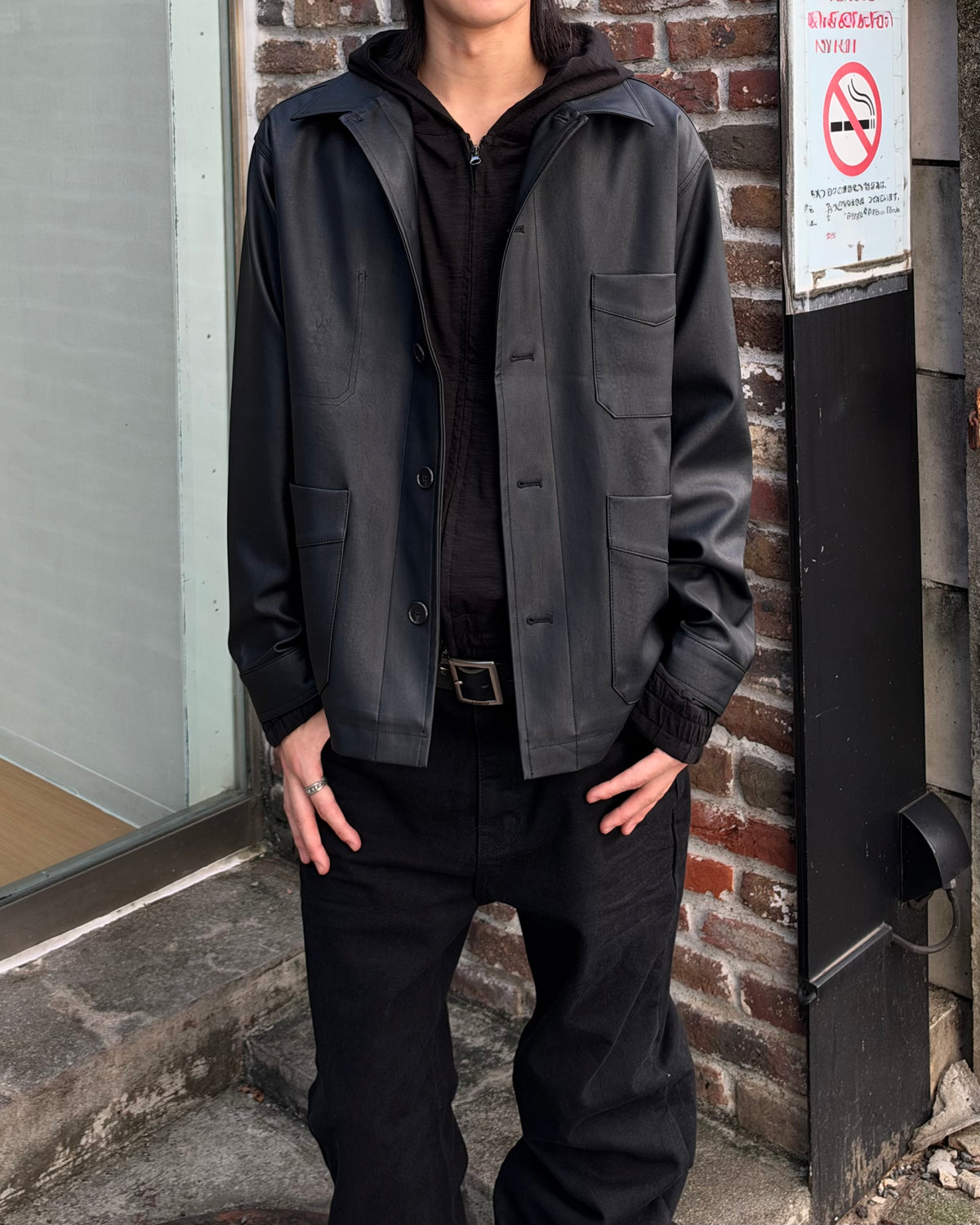 受注制【youll】slab zip up hoodie (2color)