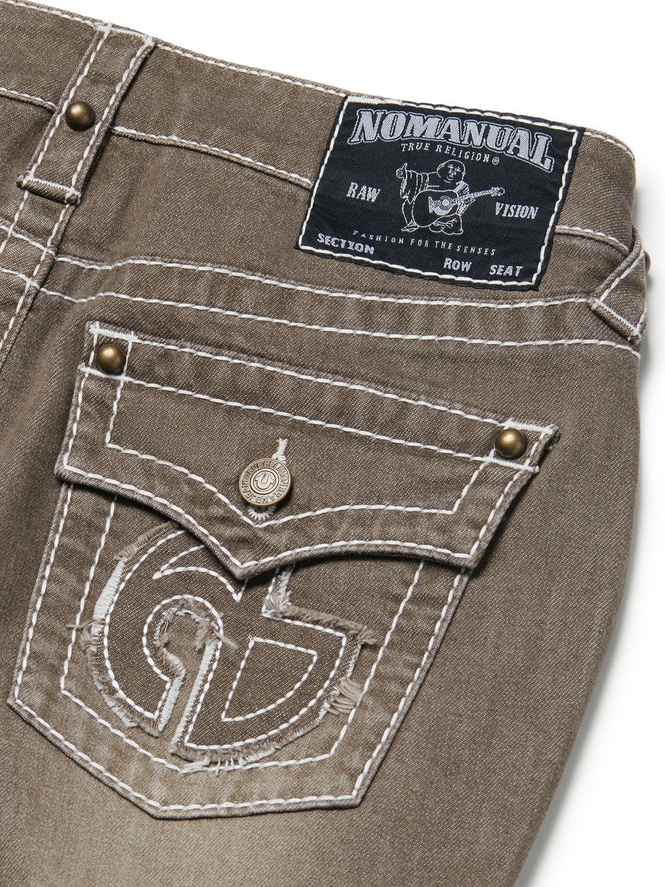 【NOMANUAL×TRUE RELIGION】NO RELIGION BOOTCUT DENIM PANTS
