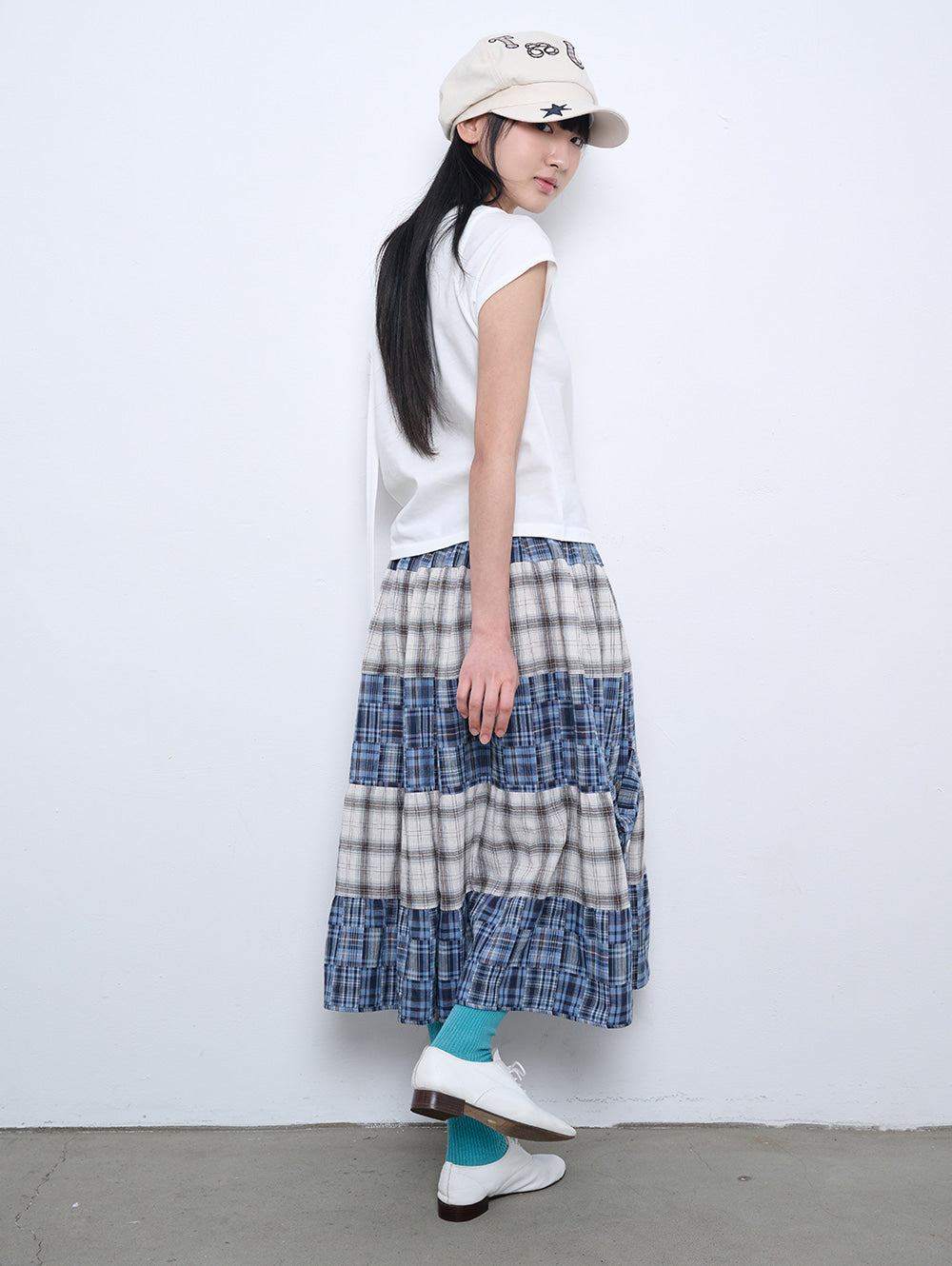 6/8 21:00発売【TUOMIO】RIBBON OFF SHOULDER T-SHIRT