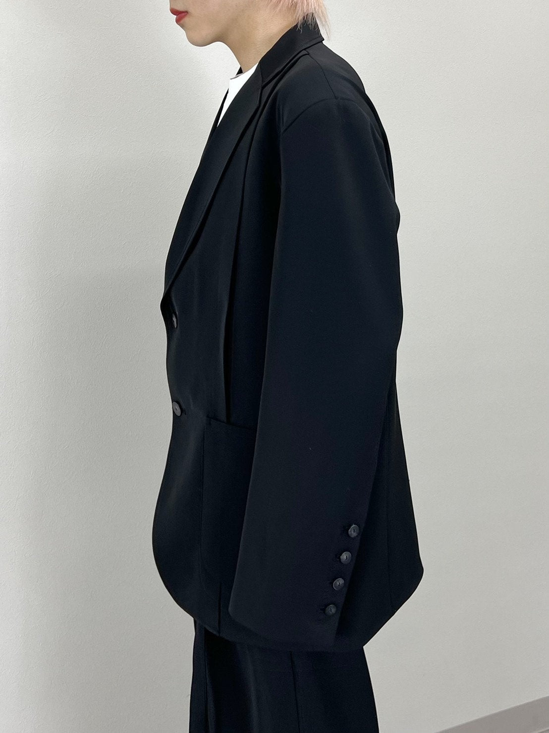 受注制【Chikashitsu +】set up design jacket (2color)