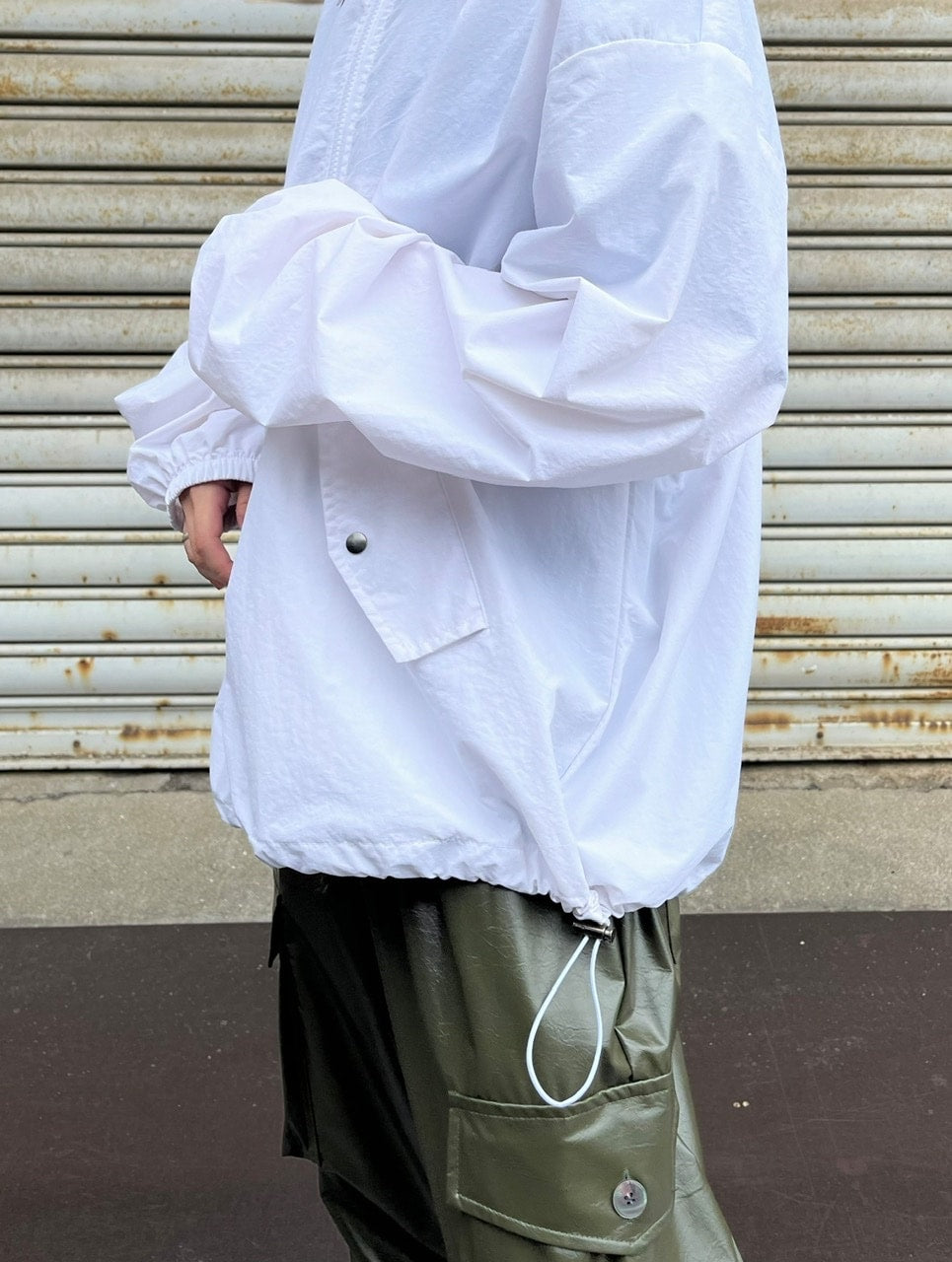 受注制【Chikashitsu +】nylon blouson (4color)