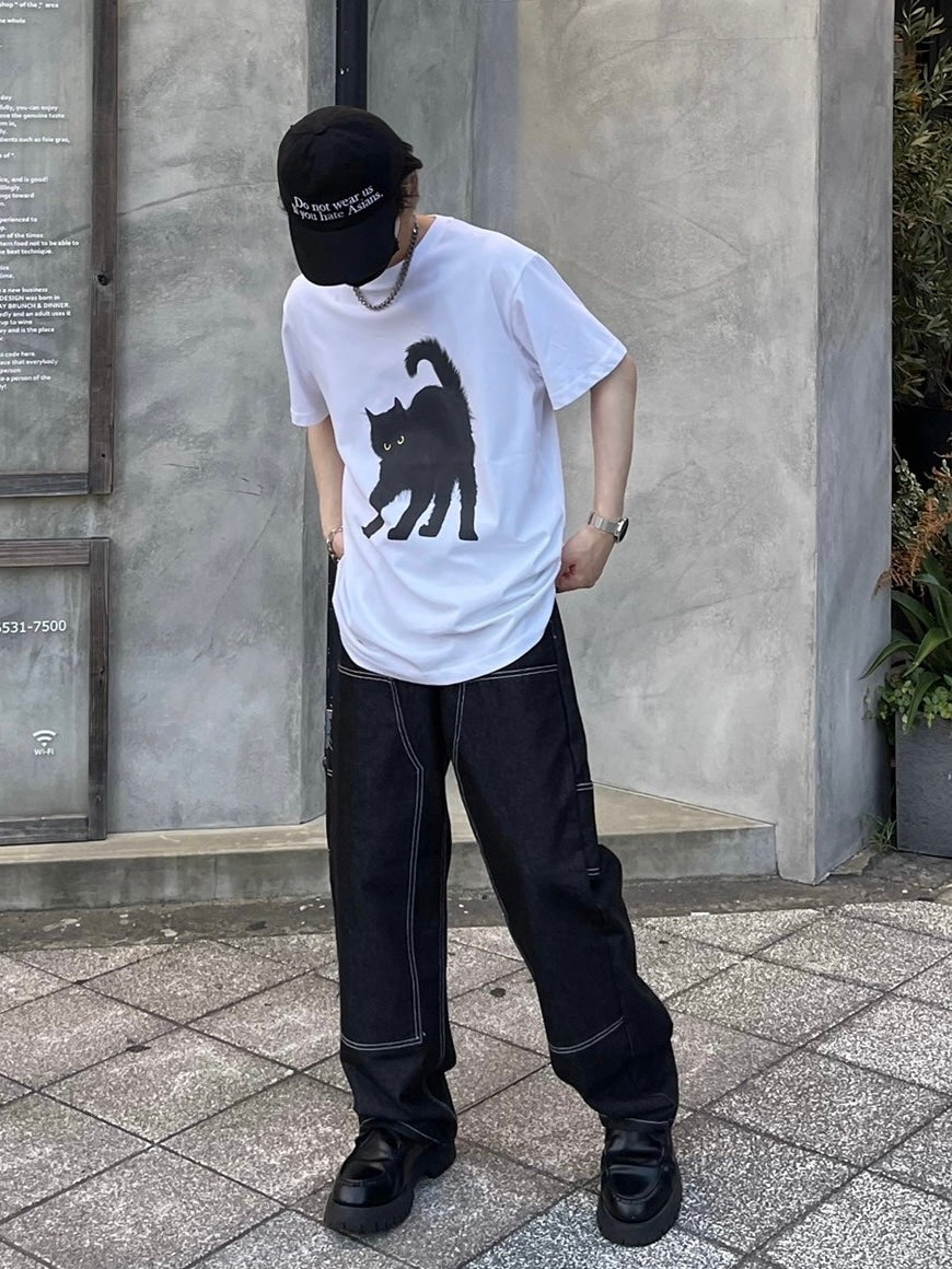 受注制【Chikashitsu +】stitch painter pants