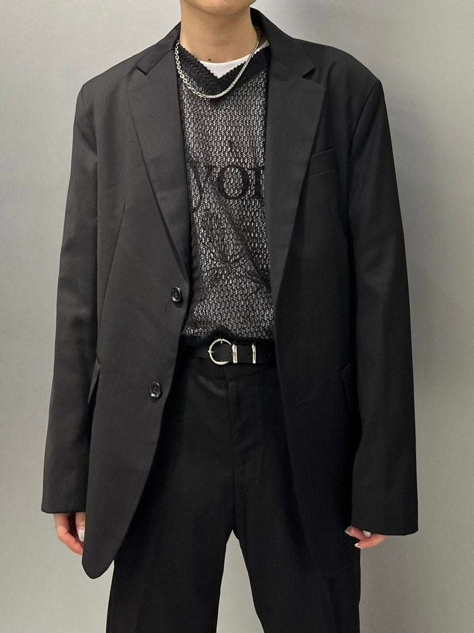 【Chikashitsu +】set up shingle jacket (4color)