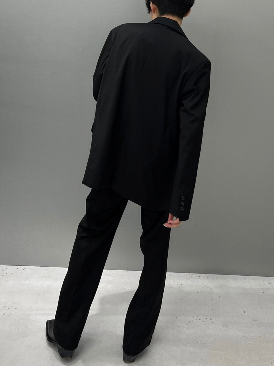 【Chikashitsu +】set up straight slacks (4color)