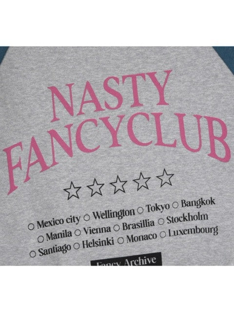 【FANCY CLUB】HELLO WORLD CROP SWEATSHIRT