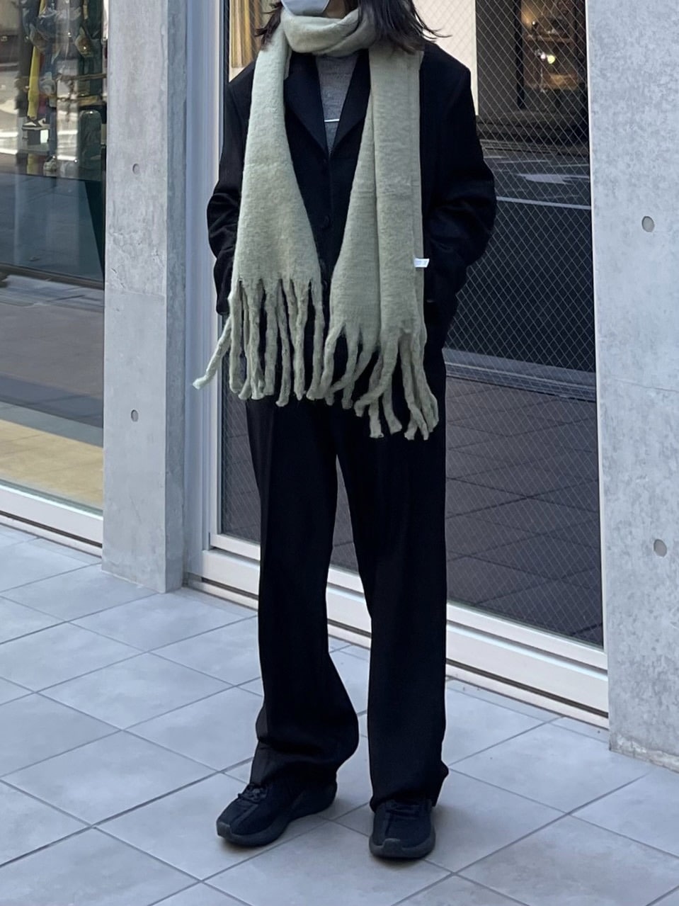 受注制【Chikashitsu +】volume color muffler (6color)