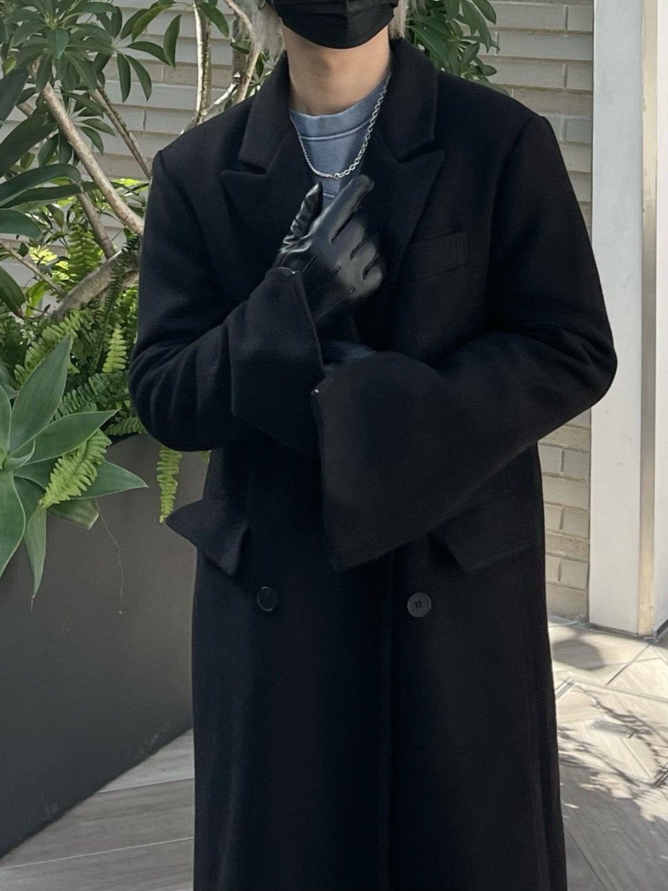 受注制【Chikashitsu +】arm zip gentleman coat (2color)