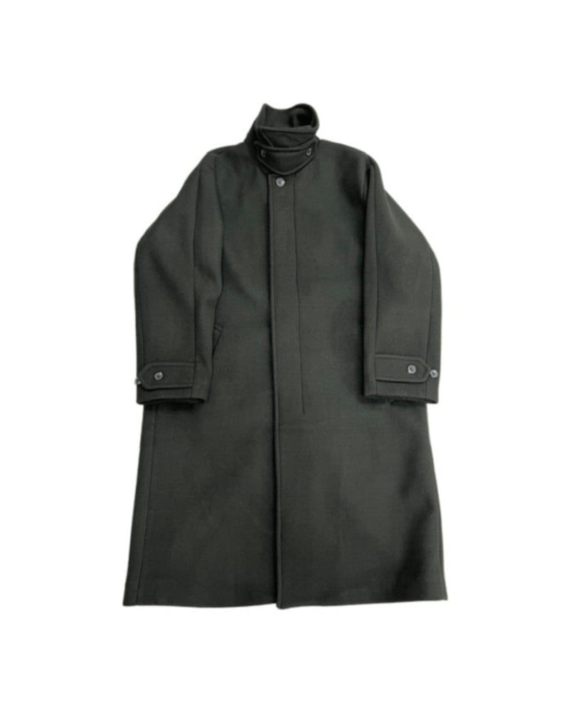 受注制【Chikashitsu +】high neck coat (3color)