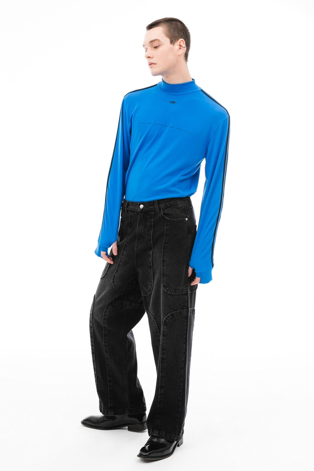 【ANOTHERYOUTH】panel jeans