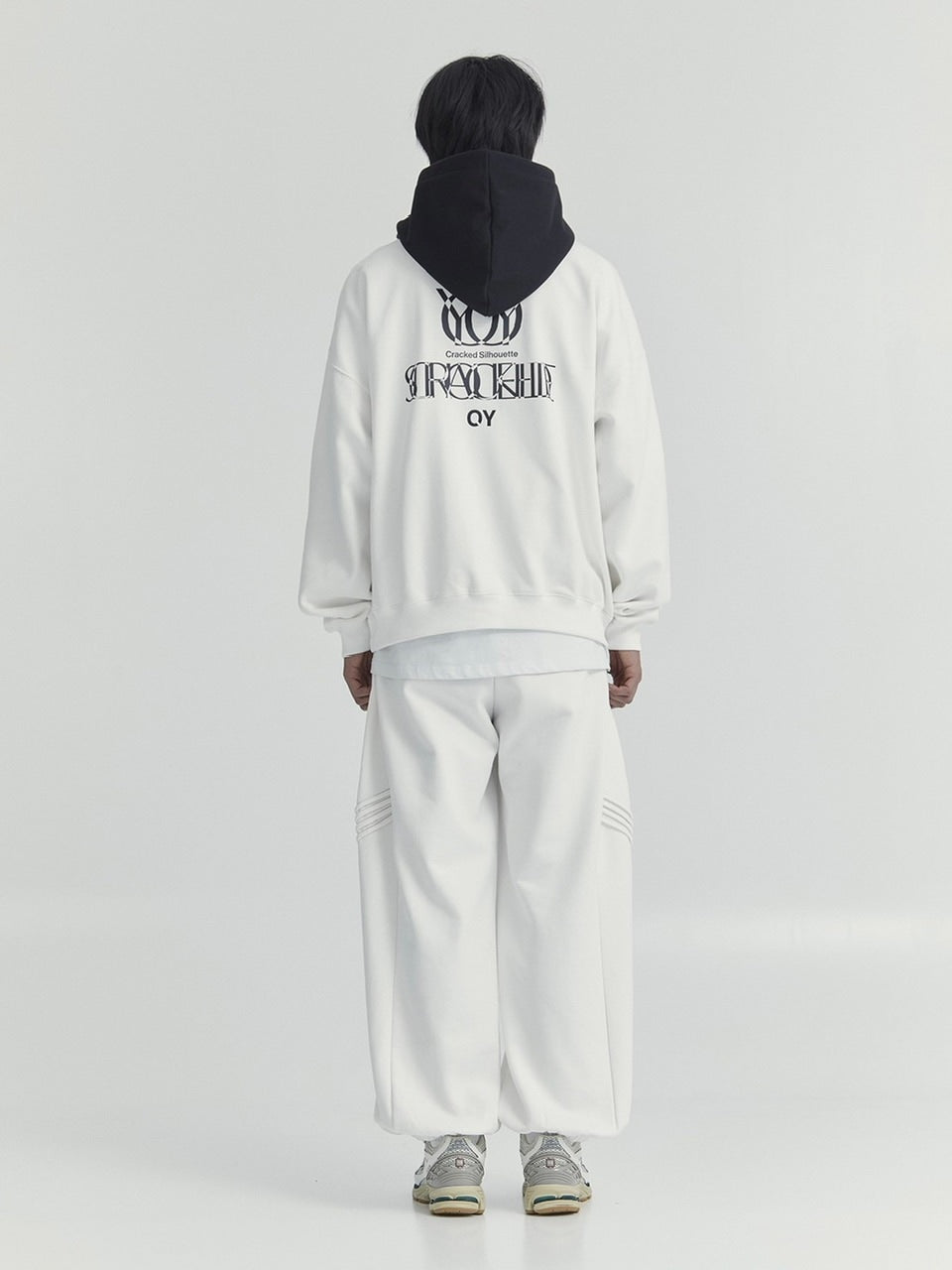 【OY】OVERLAY LOGO ZIPPER POLA HOODIE