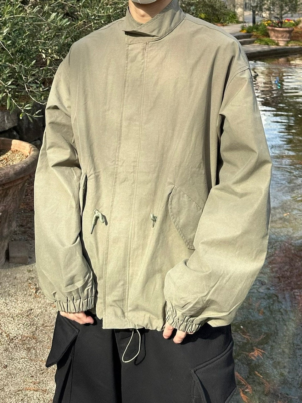 受注制【Chikashitsu +】cotton blouson(3color) / 【チカシツプラス】コットンジャケット