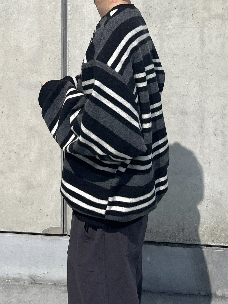 受注制【youll】border sweat shirt (2color)