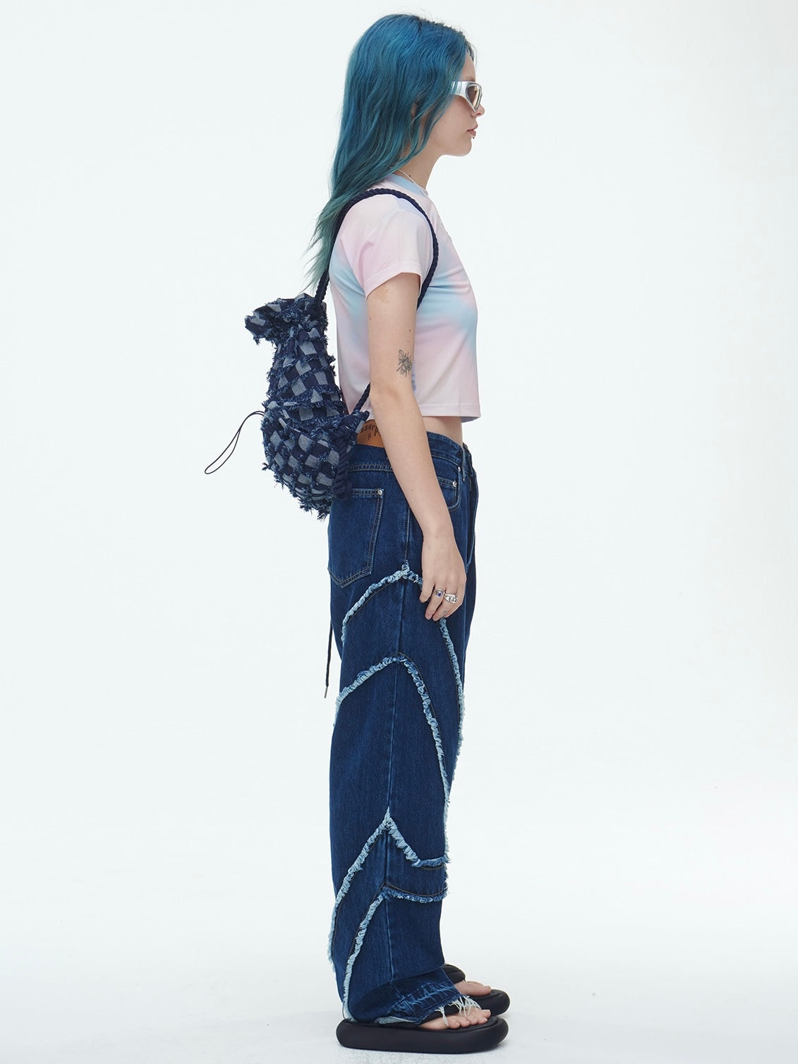 【SSERPE】CHECKERBOARD VAGABOND BAG