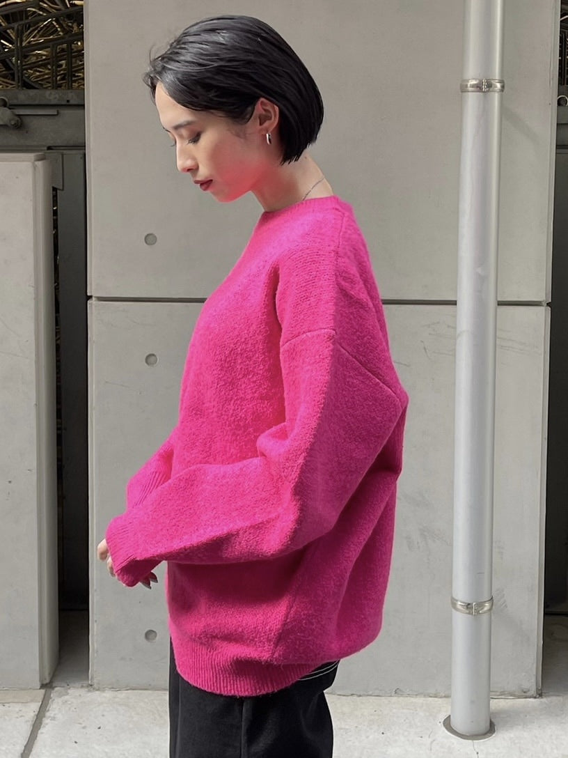 受注制【Chikashitsu +】unisex 6color knit (6color) / 【チカシツプラス】ユニセックス6カラー長袖ニット