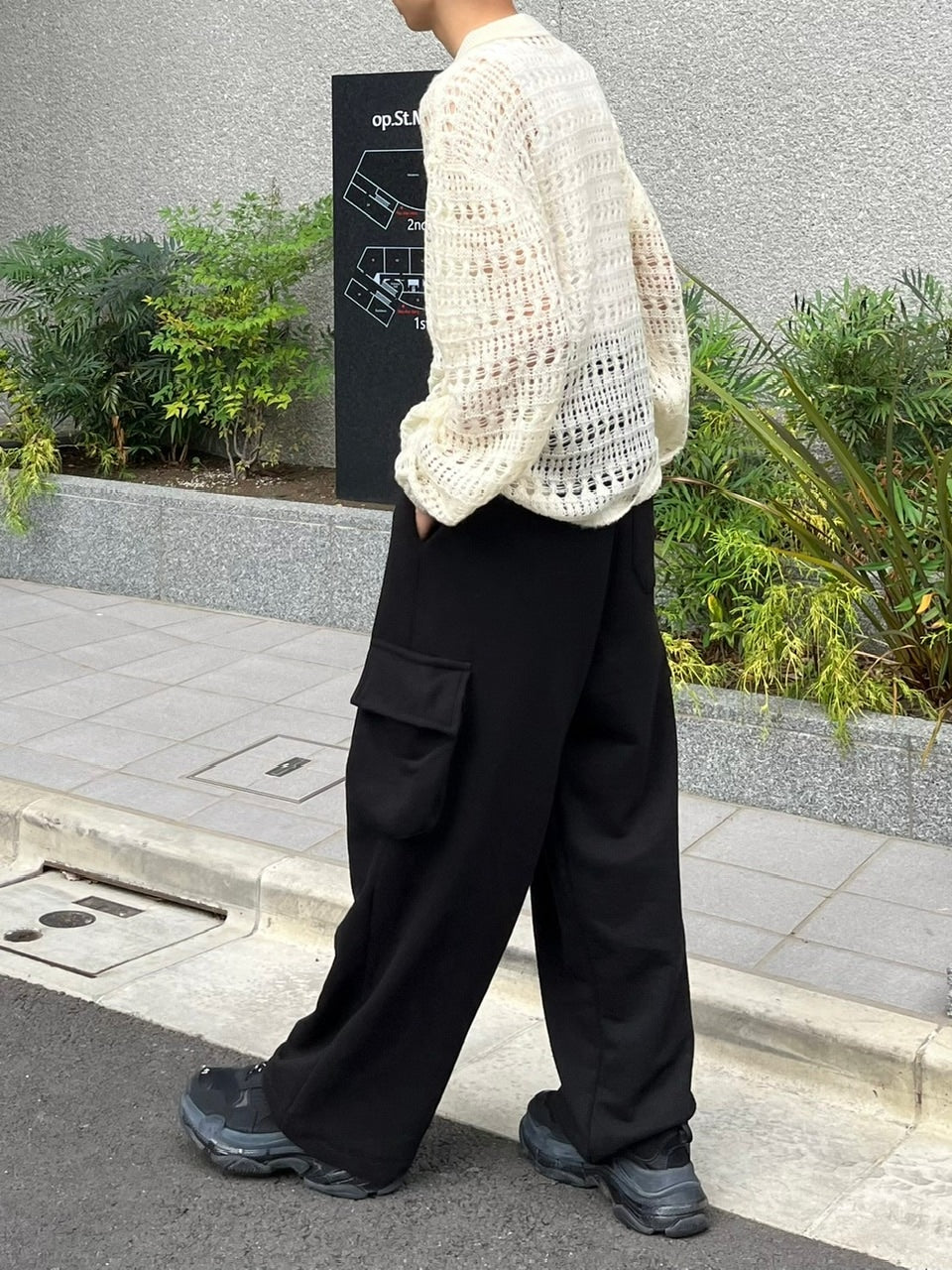 受注制【Chikashitsu +】pastry collar knit cardigan (5color)