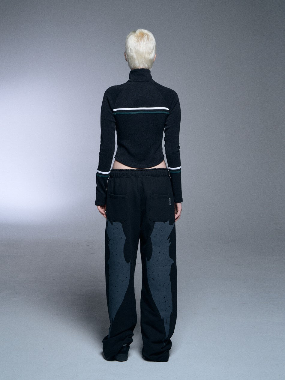 【SETUP‐EXE】RAGLAN HIGH NECK TWO-WAY ZIPUP