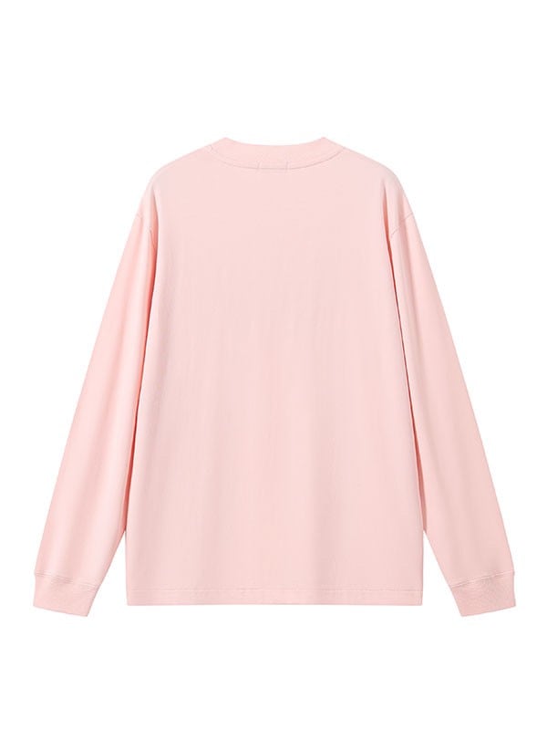 【Dpercent】Front Logo Sweater