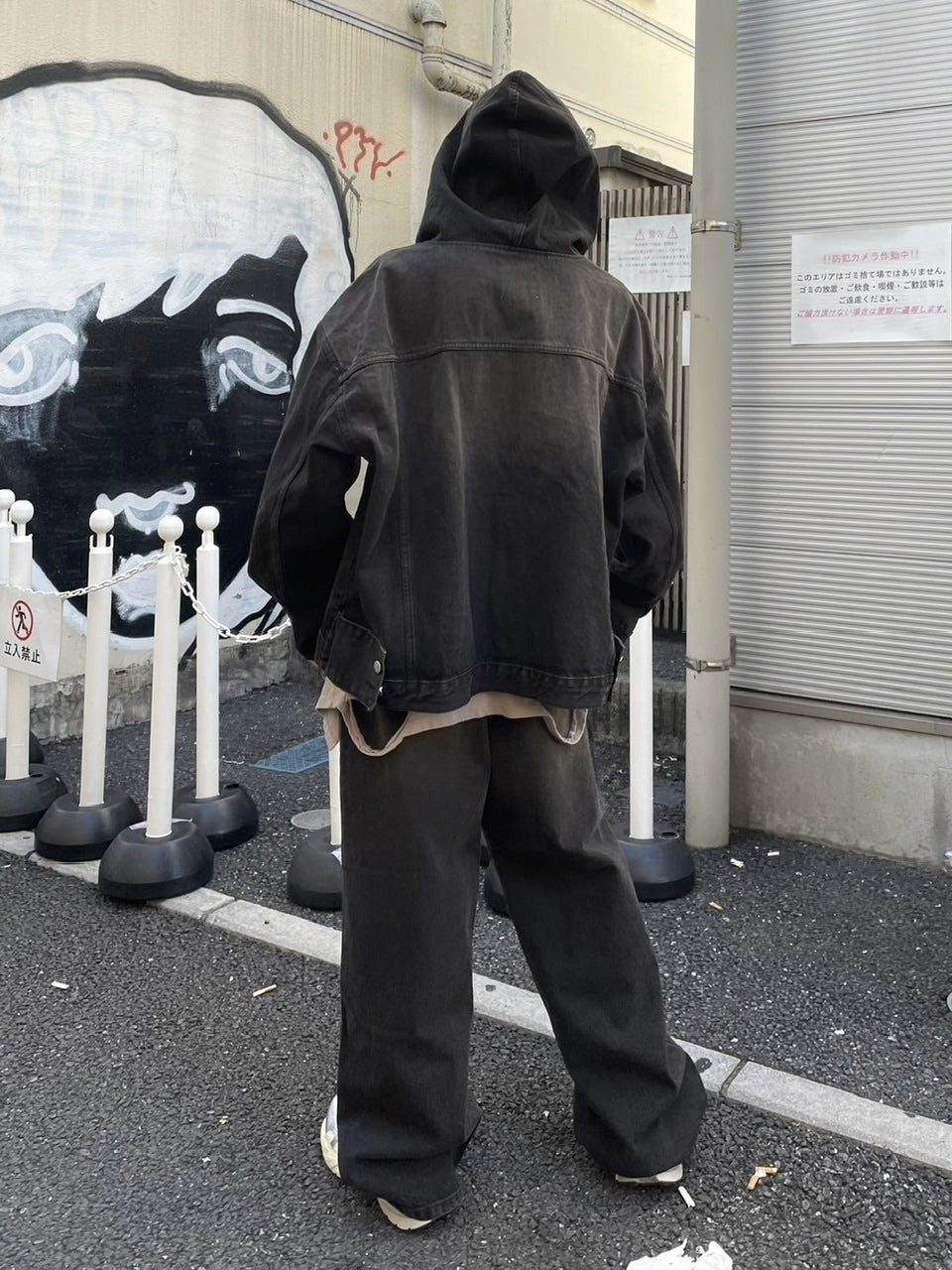 受注制【Never mind the XU】setup denim jacket (2color) / 【ネバーマインドザエックスユー】セットアップフードジップアップパーカーデニム長袖ジャケット