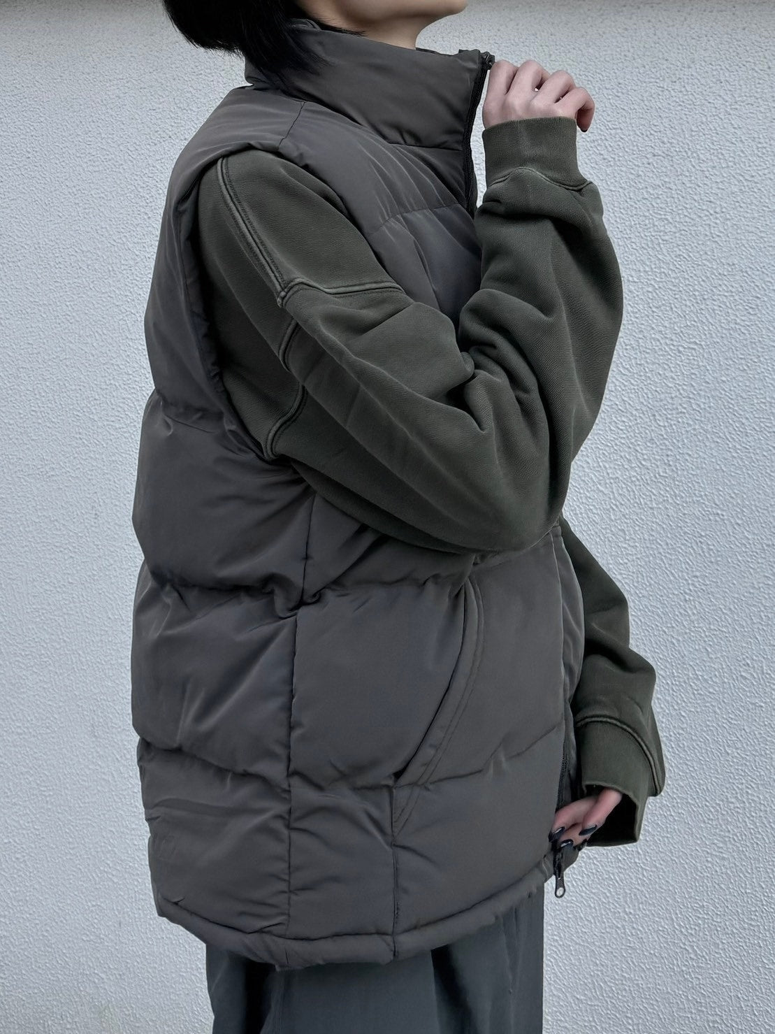 受注制【Chikashitsu +】padded vest (5color)