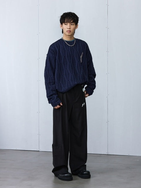 【ARCH by ROARINGWILD】FISH SCALE PATTERN SWEATER