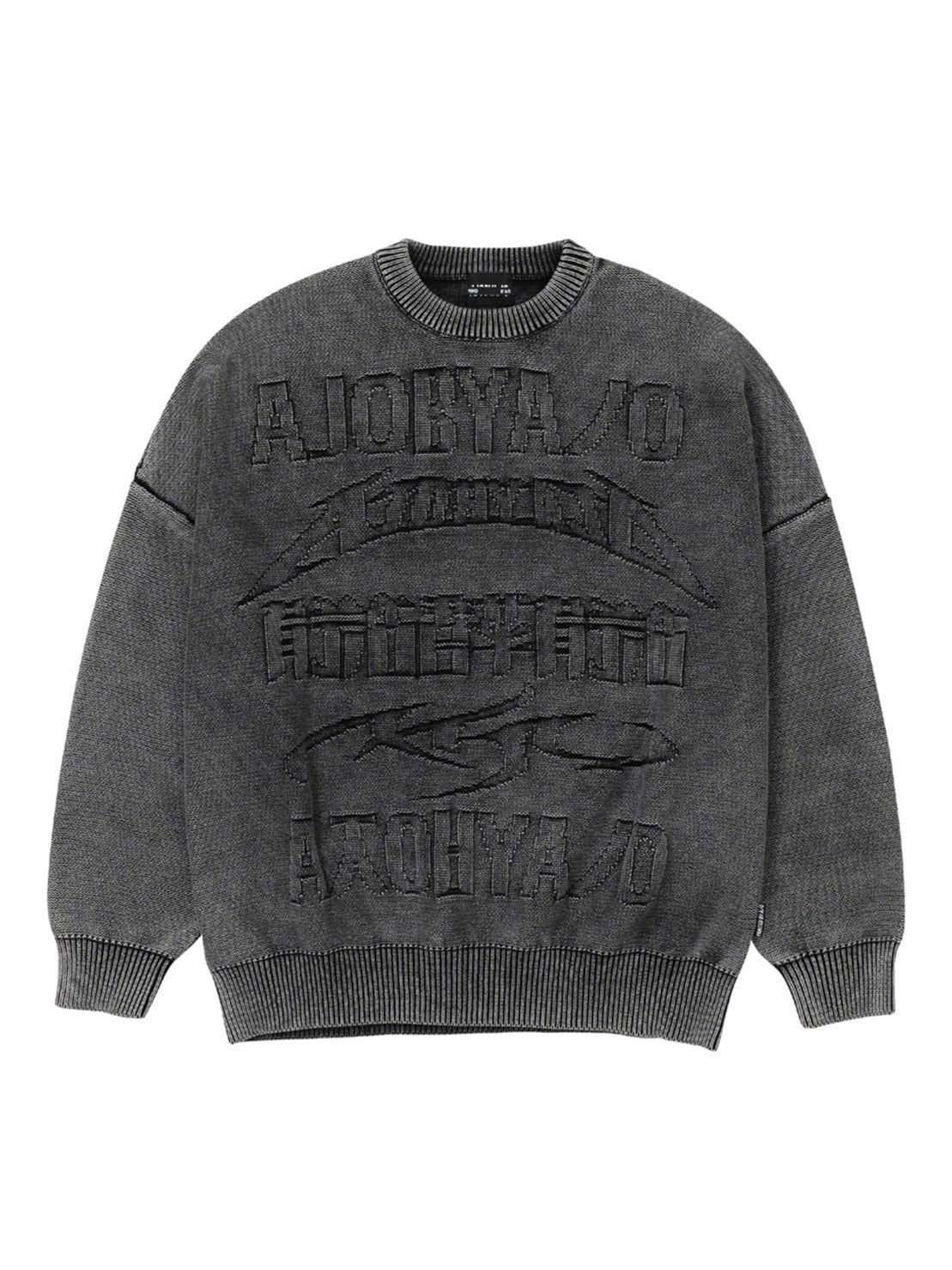 【AJOBYAJO】Total Logo Washed Sweater