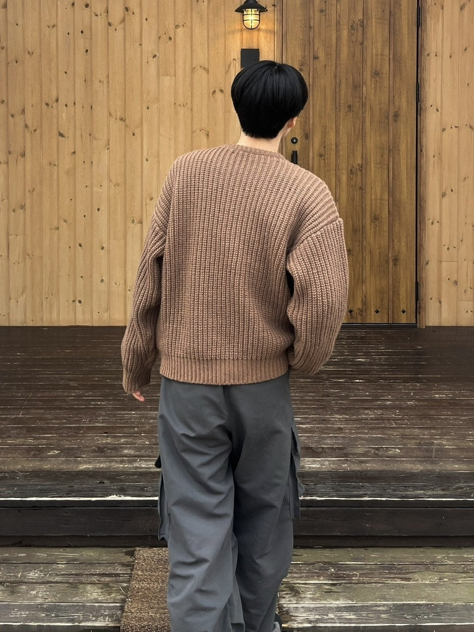 受注制【youll】waffle knit (2color)