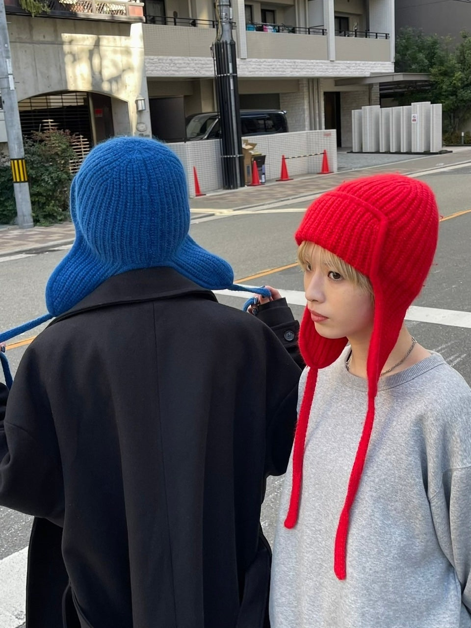 受注制【Chikashitsu +】flight knit cap (5color)