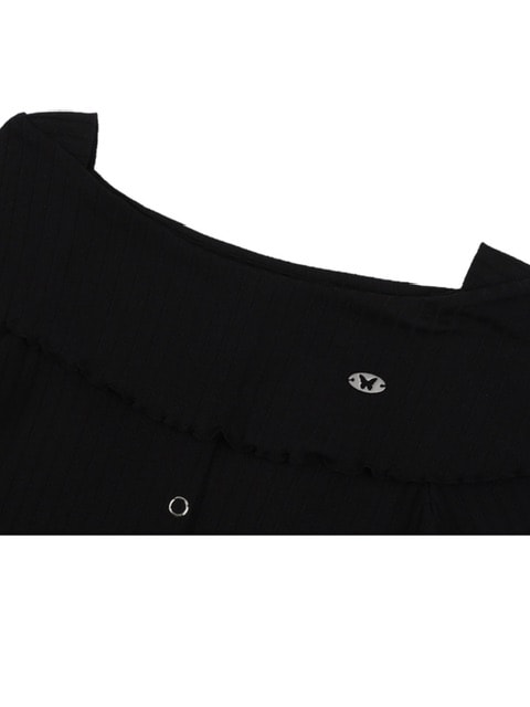 【FANCY CLUB】HEIDI KNITTED OFF-SHOULDER