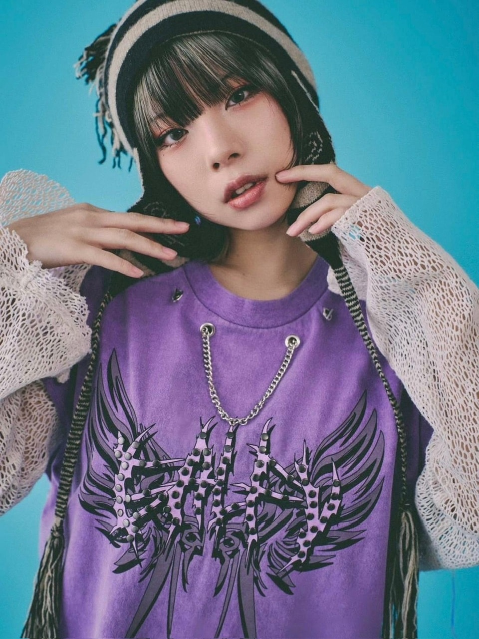 【GALFY】ゴリ厨二タンク / 【ガルフィー】ロゴプリントタンクトップ