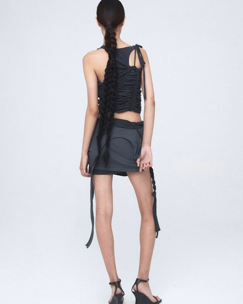 【NACHE】BRAID DROP SLEEVELESS