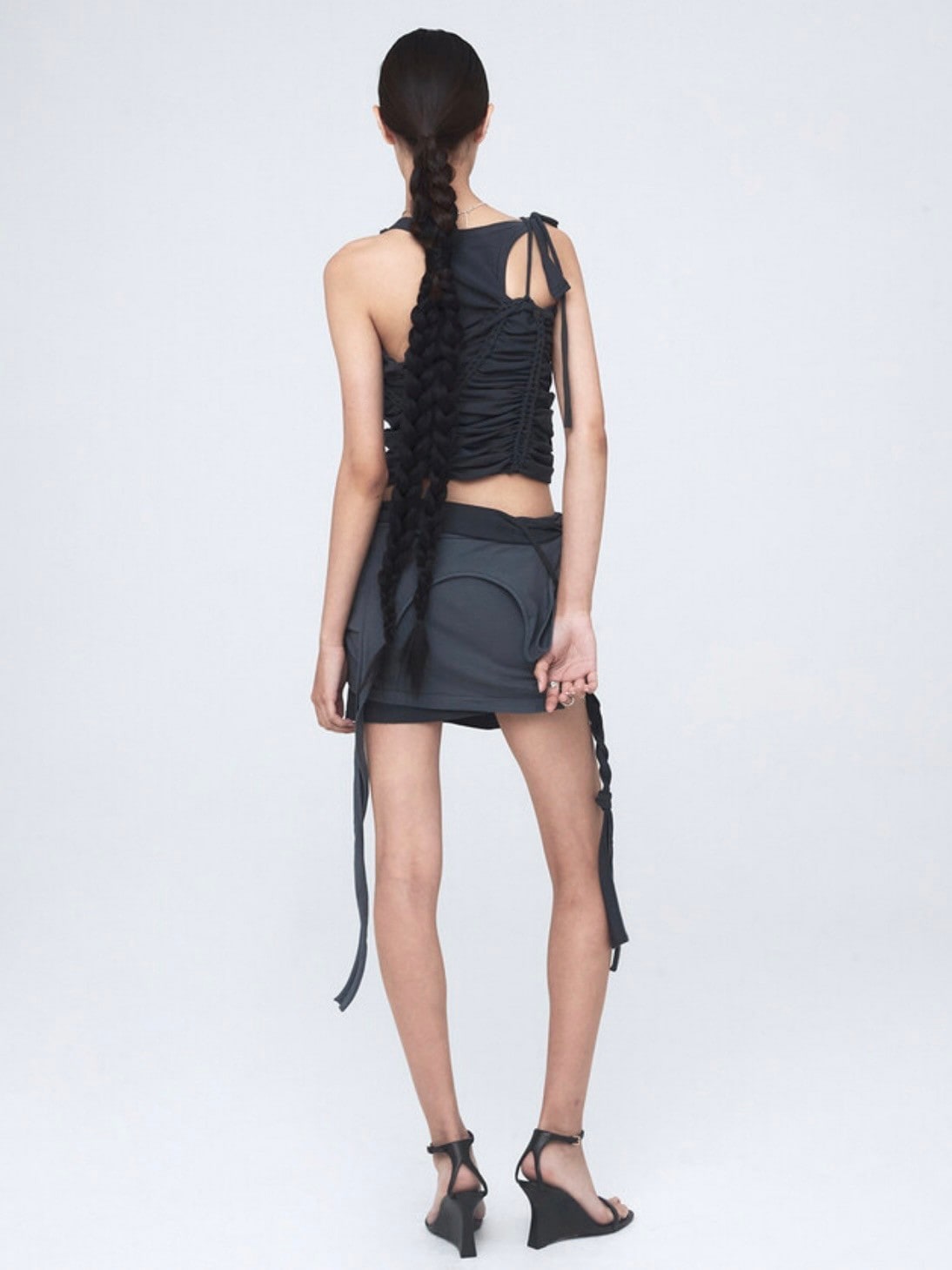 【NACHE】BRAID DROP SLEEVELESS