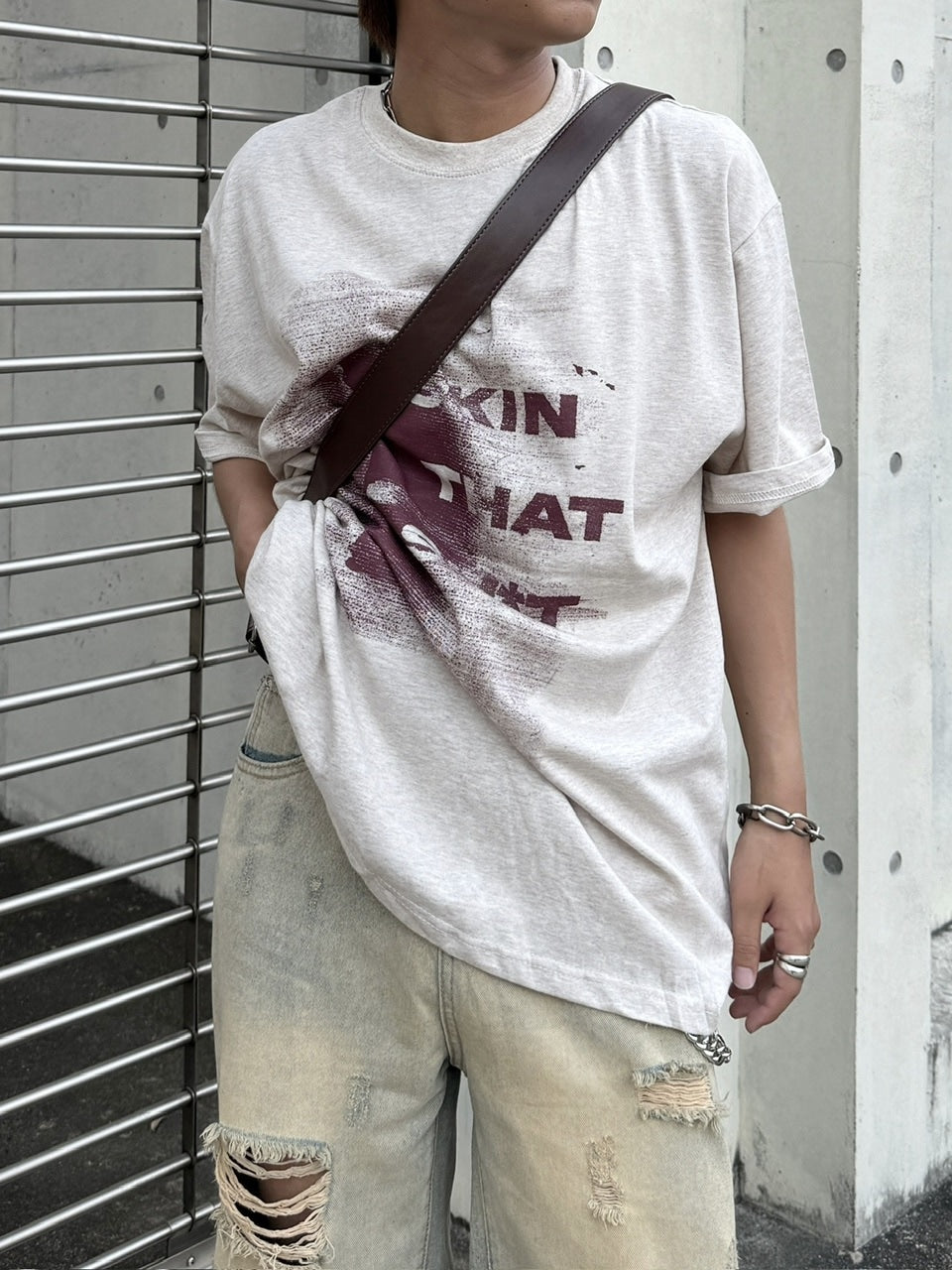 受注制【RENOL】graphic tee 2 (4color)