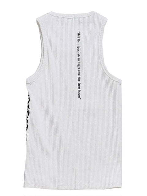 【SCHISM INDUCING】MUSCLE TANK TOP
