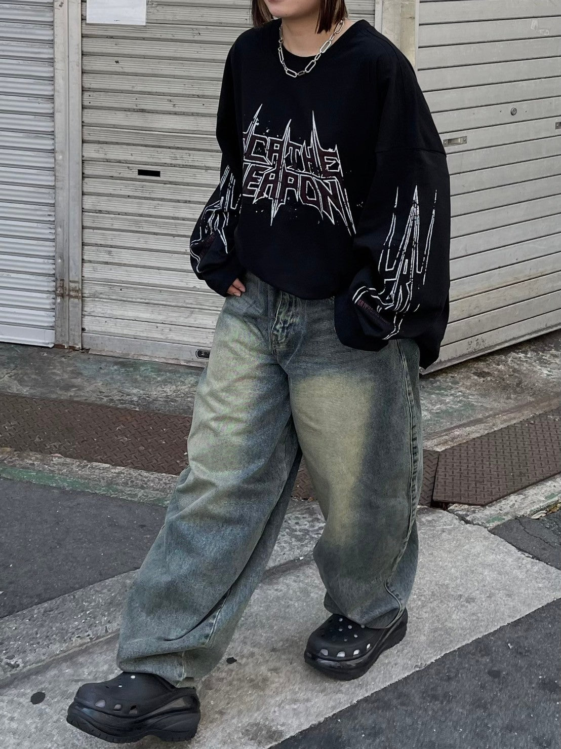 受注制【Chikashitsu +】super buggy denim pants (3color) / 【チカシツプラス】スーパーバギーデニムパンツ